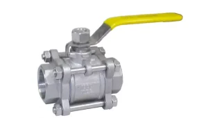 Alloy 20 3 Piece Screwed Ball Valve