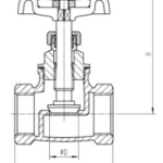 BRONZE GLOBE VALVE - Image 2