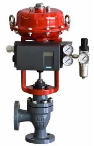Pneumatic Angle Control Valve