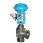 Pneumatic Angle Type High Pressure Regulating Control Valve