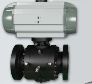 Pneumatic Trunnion Forged Metal Seat Ball Valve