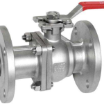Titanium Gr.2 2pc Flanged Ball Valve
