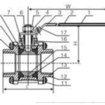 Titanium Gr.2 3pc Ball Valve - Image 2