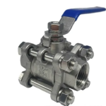 Titanium Gr.2 3pc Ball Valve