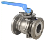 Titanium Gr.5 2pc Flanged Ball Valve