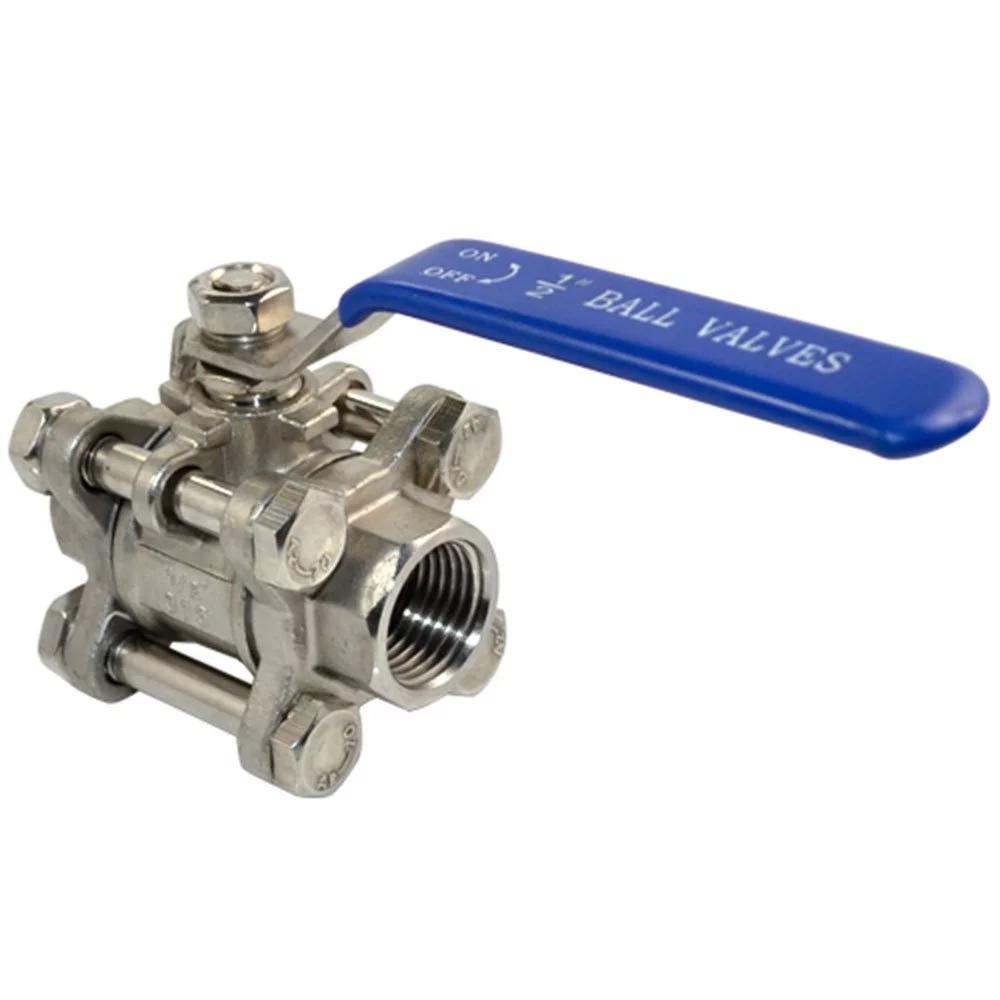 3 Piece Reduced Port Ball Valve